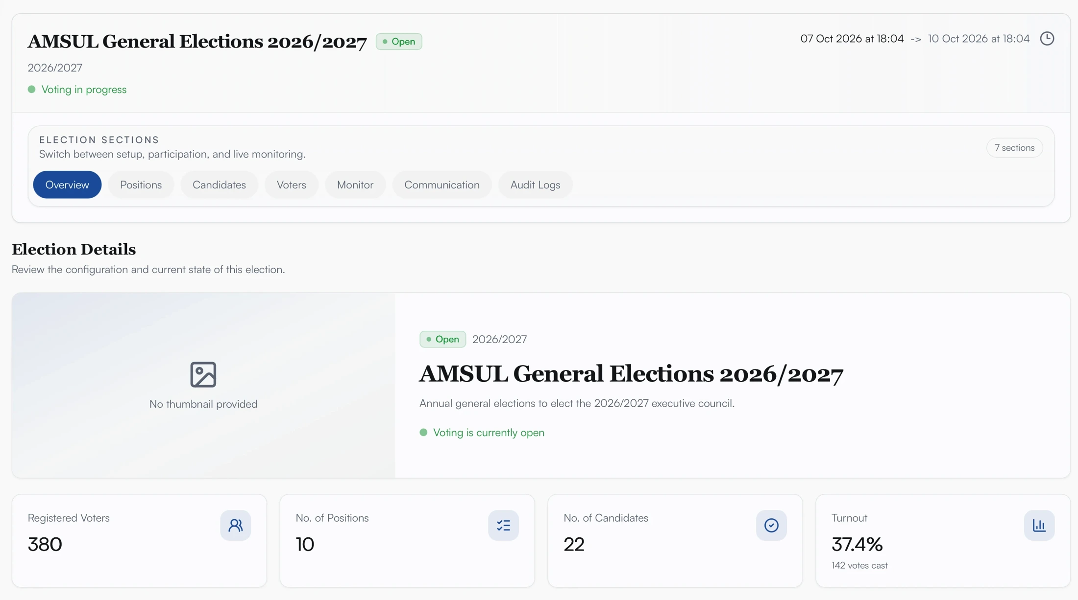 Election administration